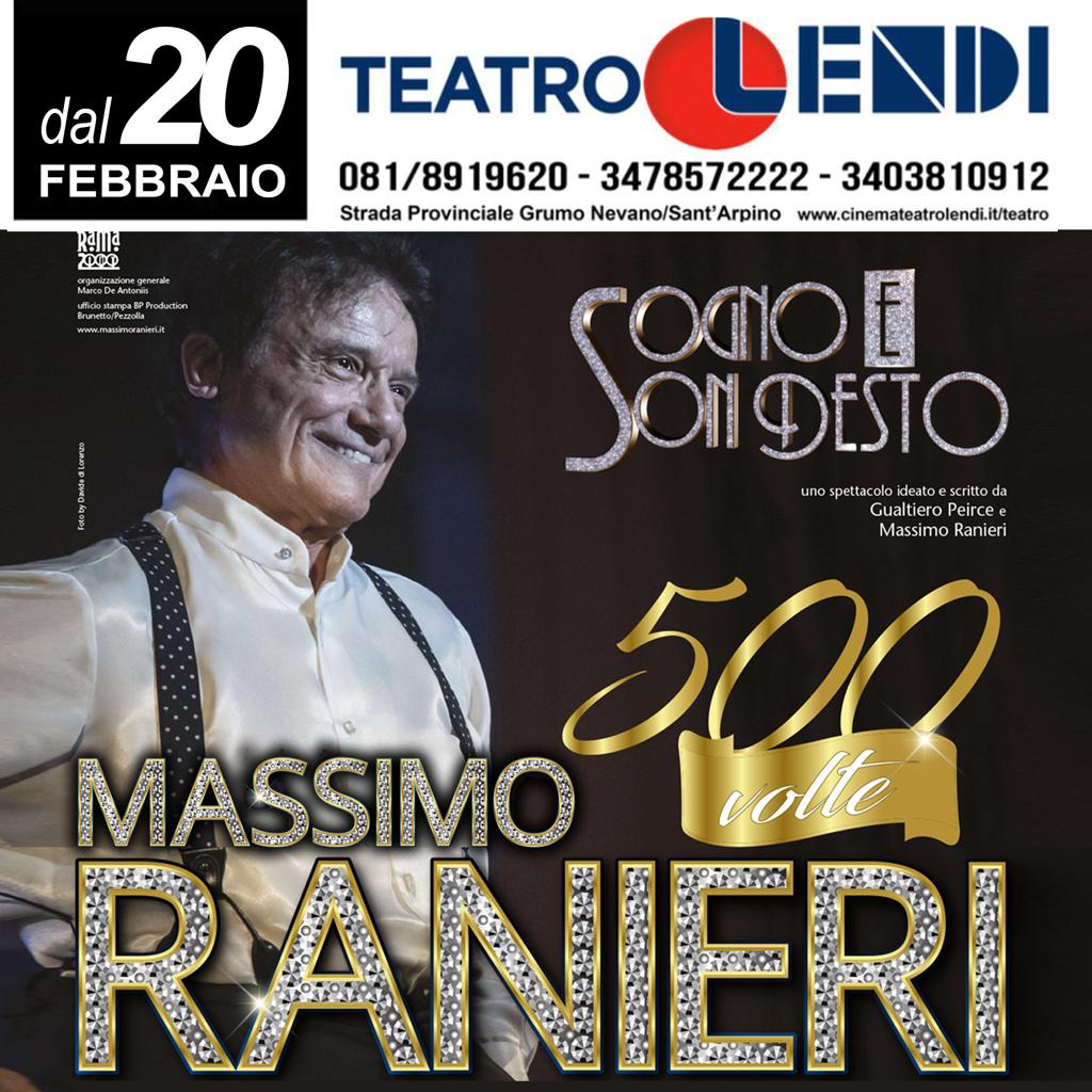 Go2 It Biglietti Massimo Ranieri In Sogno E Son Desto 500 Volte