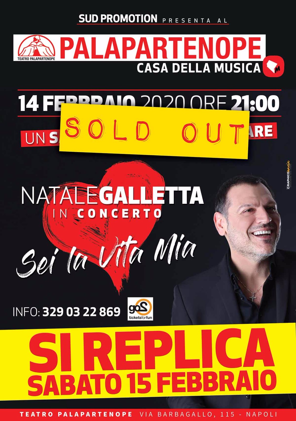 Foto Di Natale Galletta.Go2 It Biglietti Natale Galletta Sei La Vita Mia In Concerto